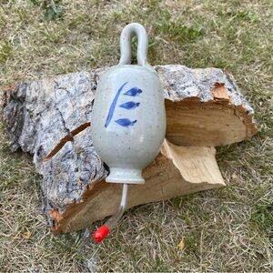 Vintage Hummingbird feeder pottery handmade‎